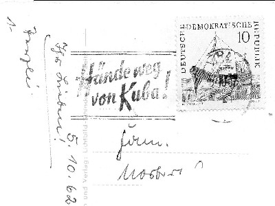 Ausschnitt aus DDR-Postkarte