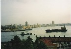Blick von der Festung zur Hafeneinfahrt